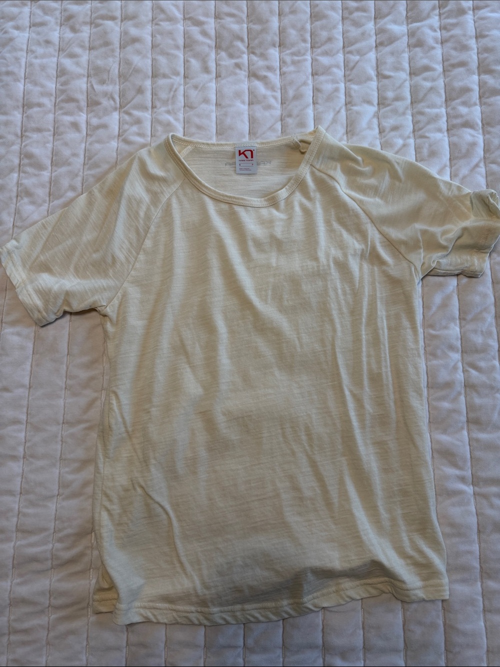 Kari Traa Kids Cream Short Sleeve Tee